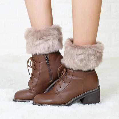 Cozy Fesara FurryLegs - Soft and Stylish Winter Leg Warmers