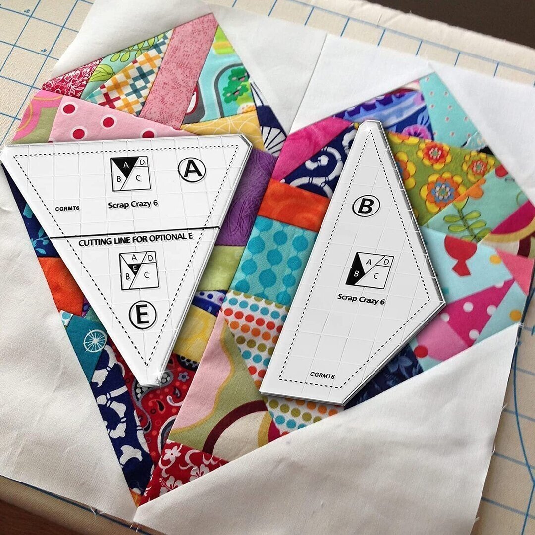 Easy Sewing Template Kit with Non Slip Fabric Cutter Guide