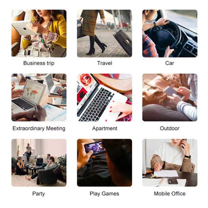Compact 5G Mobile Wi-Fi Router for Fast Home Travel Use