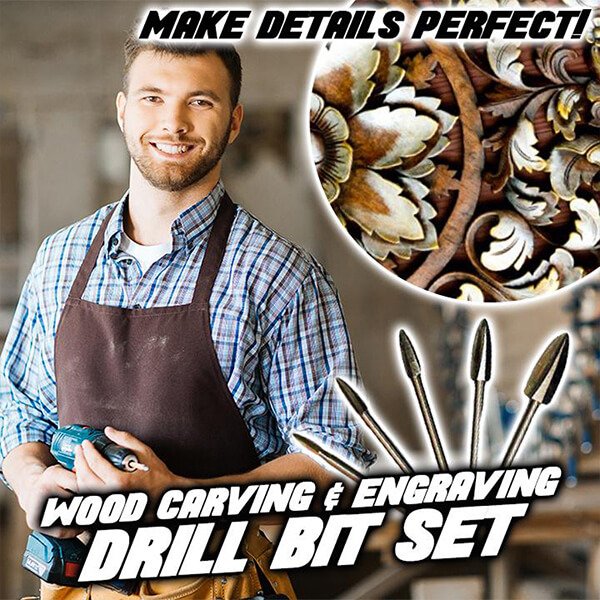 Premium Woodworking Drill Bit Set (5 Pieces) - Fesara