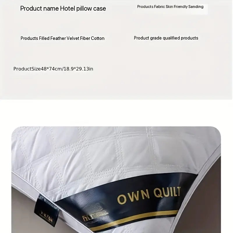 Comfortable Contour Pillows - 2 Pack Soft Support