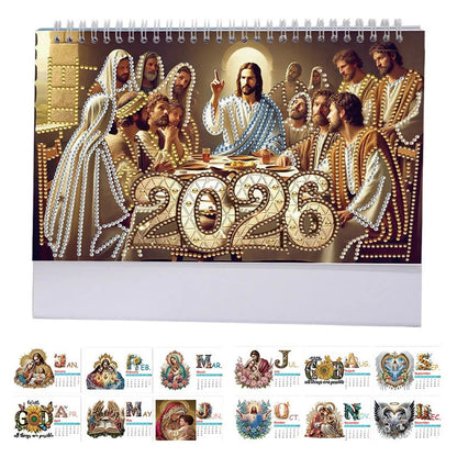 Sparkly 2026 Customizable Desk Calendar