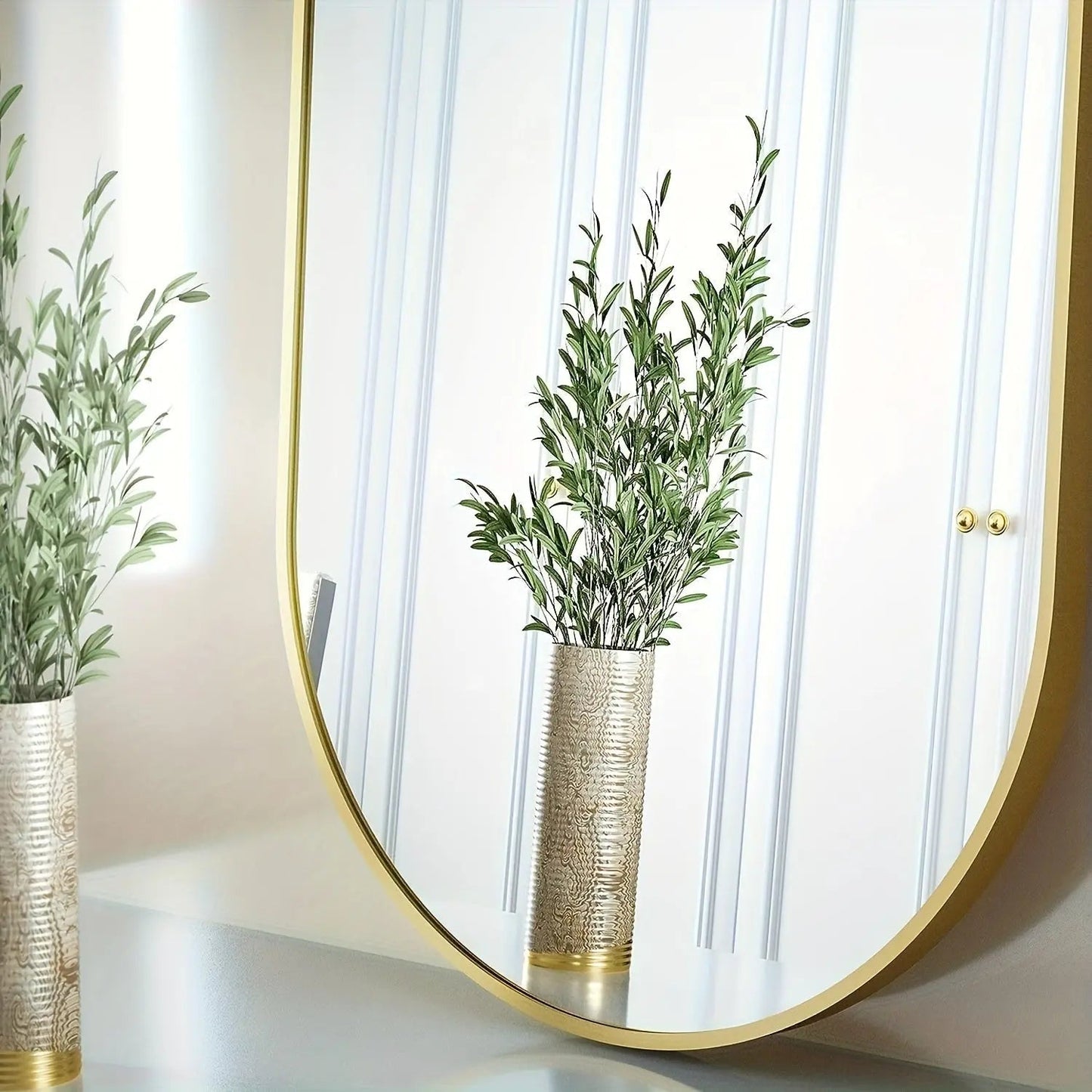 Stylish Oval Wall Mirror