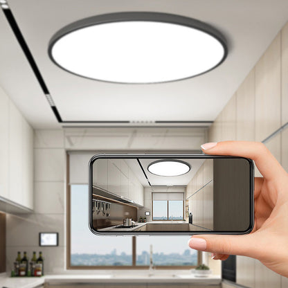 Compact Circular Ceiling Fixture Bright LED Light