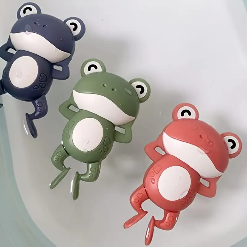 Colorful Frog Bath Toy for Kids