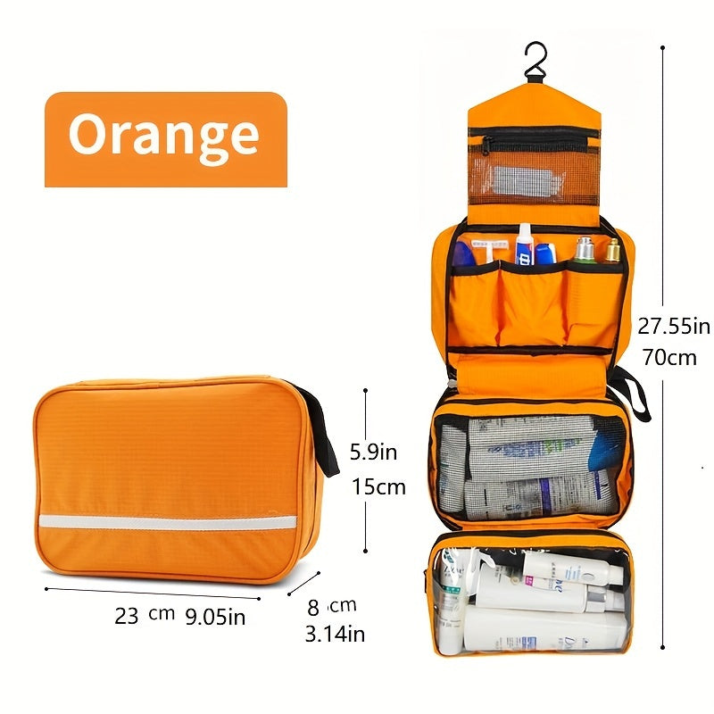 Portable Travel Toiletry Bag - Hanging Bathroom Storage