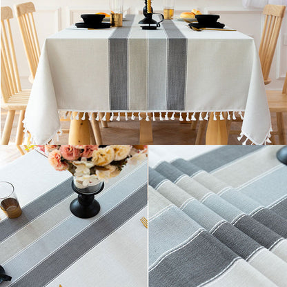 Easy Care Waterproof Tablecloth for Kitchen and Dining