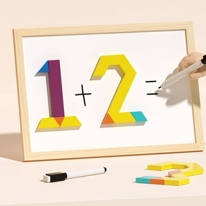 Magnetic Wooden Building Blocks for Kids