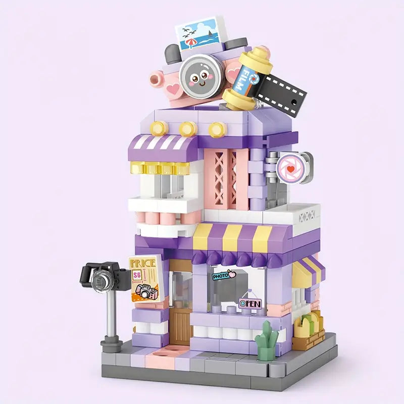 Mini City Building Blocks Set