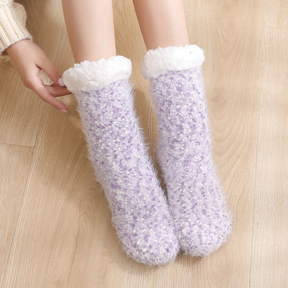 Cozy Non Slip Crew Socks