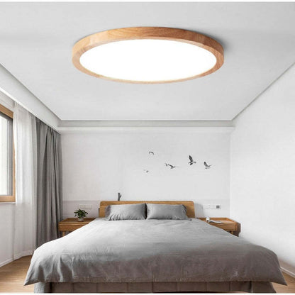Simple Low Profile Ceiling Lamp Asian Style