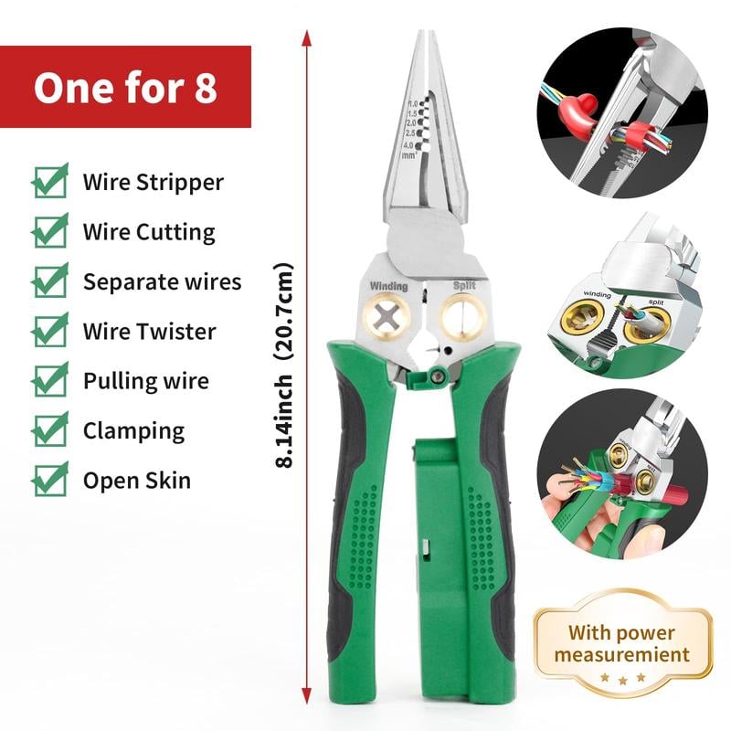 Multitool 8-in-1 Handyman Pliers