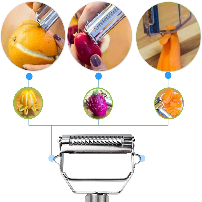 Easy Cut Stainless French Fry Slicer