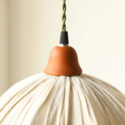 Chic Linen Hang Pendant Light