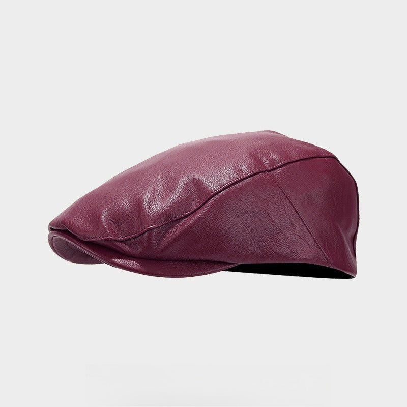 Vintage Style Leather Hat