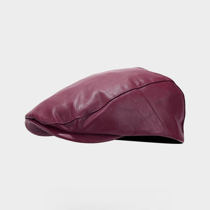 Vintage Style Leather Hat
