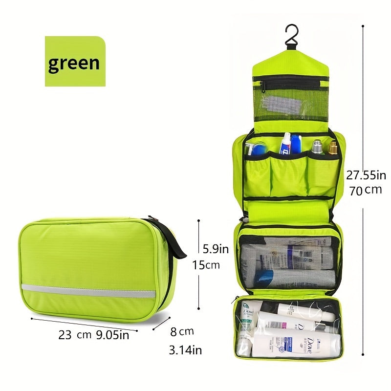 Portable Travel Toiletry Bag - Hanging Bathroom Storage