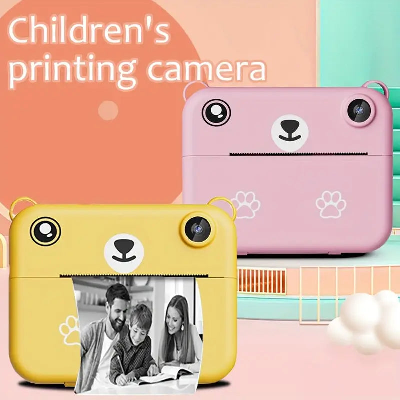 Fun Kids Instant Camera 1080P HD Photo Printer