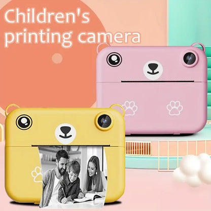 Fun Kids Instant Camera 1080P HD Photo Printer
