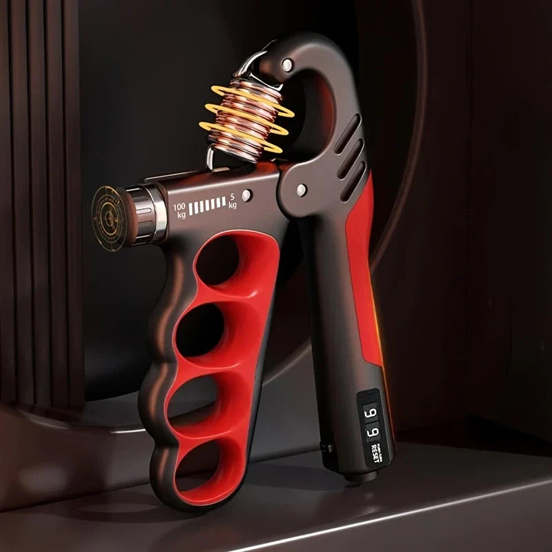 Compact Grip Strength Trainer with Rep Counter