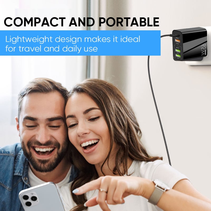 Fast 65W USB Charger Adapter - US Plug