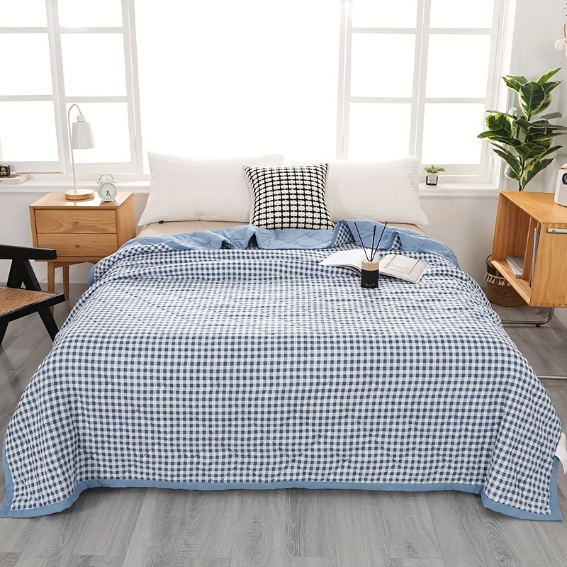 Fesara | Classic Lightweight Plaid Throw Blanket