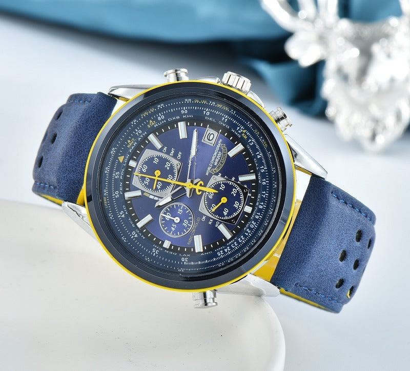 Precision Pilot Watch with Global Time and Radio Sync