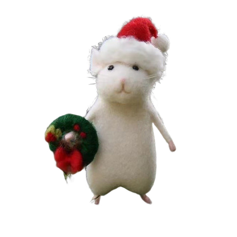 Spooky Felt Halloween Mouse Decoration