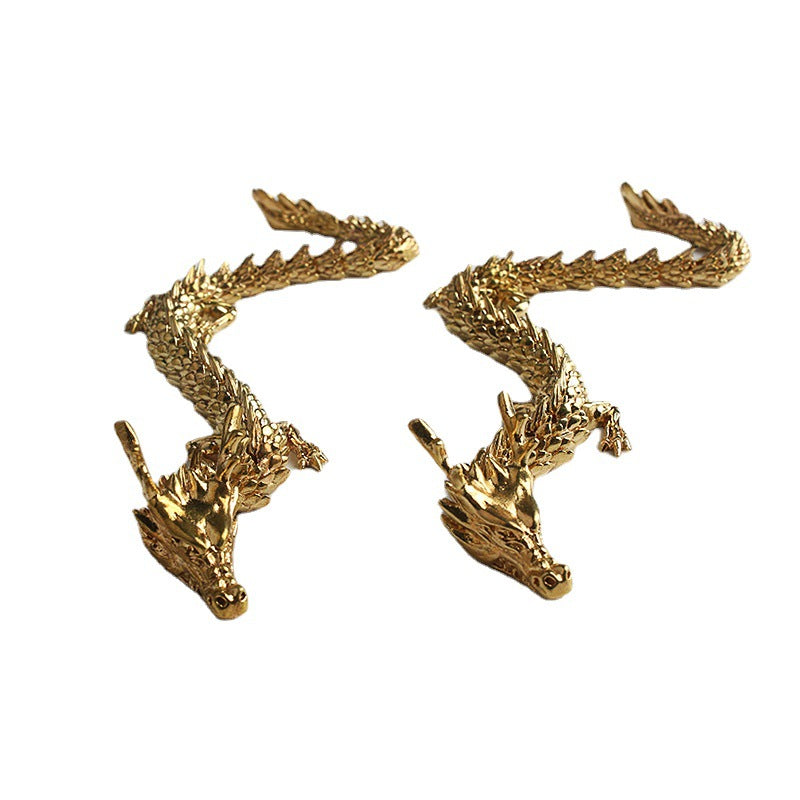 Collectible Gold Dragon Figurine