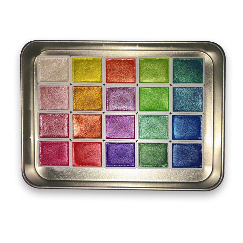 Vibrant Watercolor Art Paint Set 20 Colors