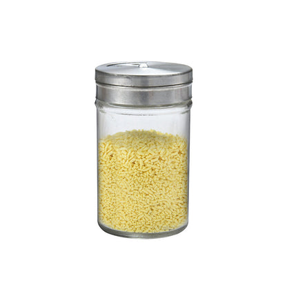 Clear Glass Herb Storage Jars Set