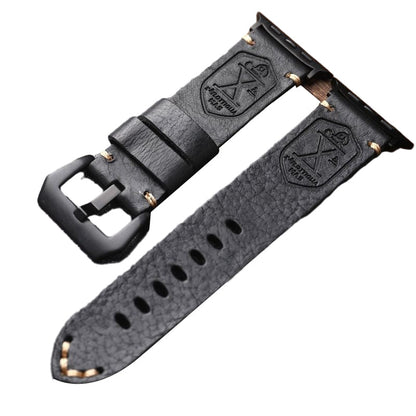 Genuine Brown Leather Apple Watch Strap