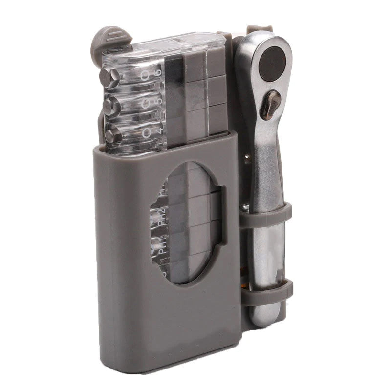 Compact Mixed Screwdriver Set with Phillips and Flathead