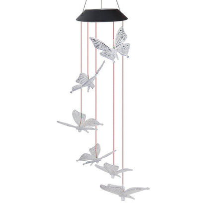 Solar Powered Glass Pendant Light - Fesara