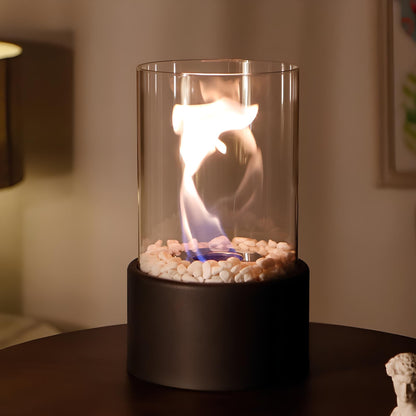 Traditional Glass Oil Lamp with Warm Soft Light