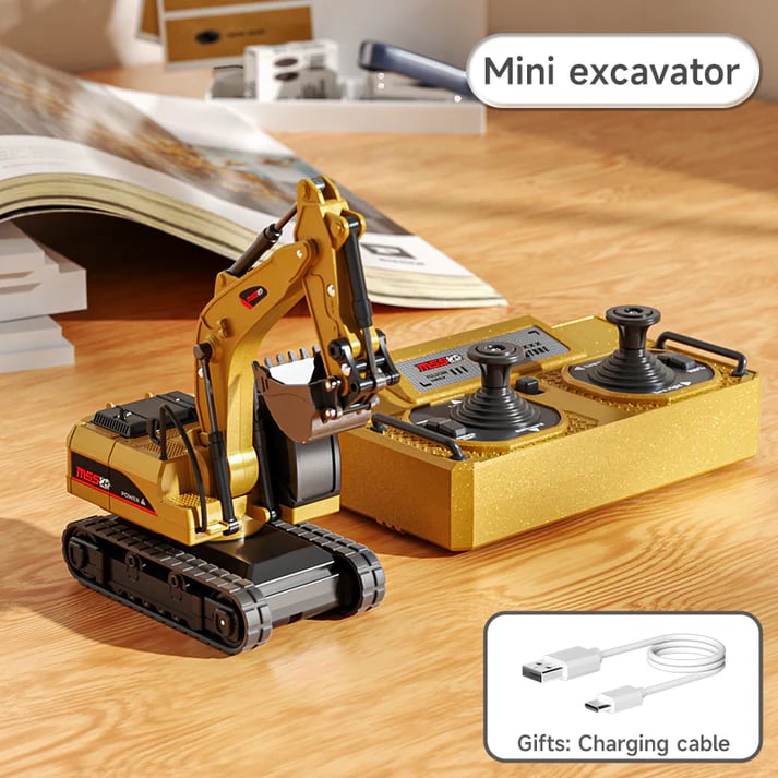 Mini RC Construction Toy Set for Kids