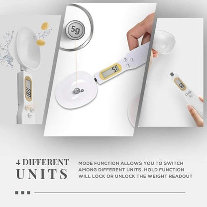 Digital Kitchen Spoon Scale for Easy Cooking Measurements