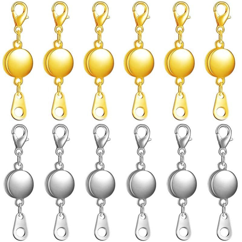 Adjustable Magnetic Jewelry Extender Clasps