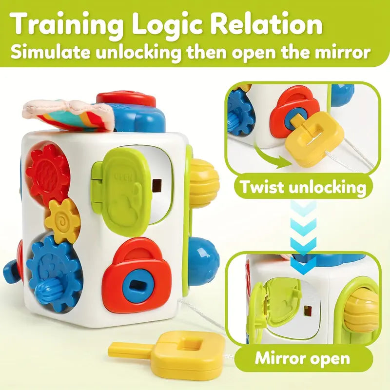Colorful Baby Learning Cube Toy