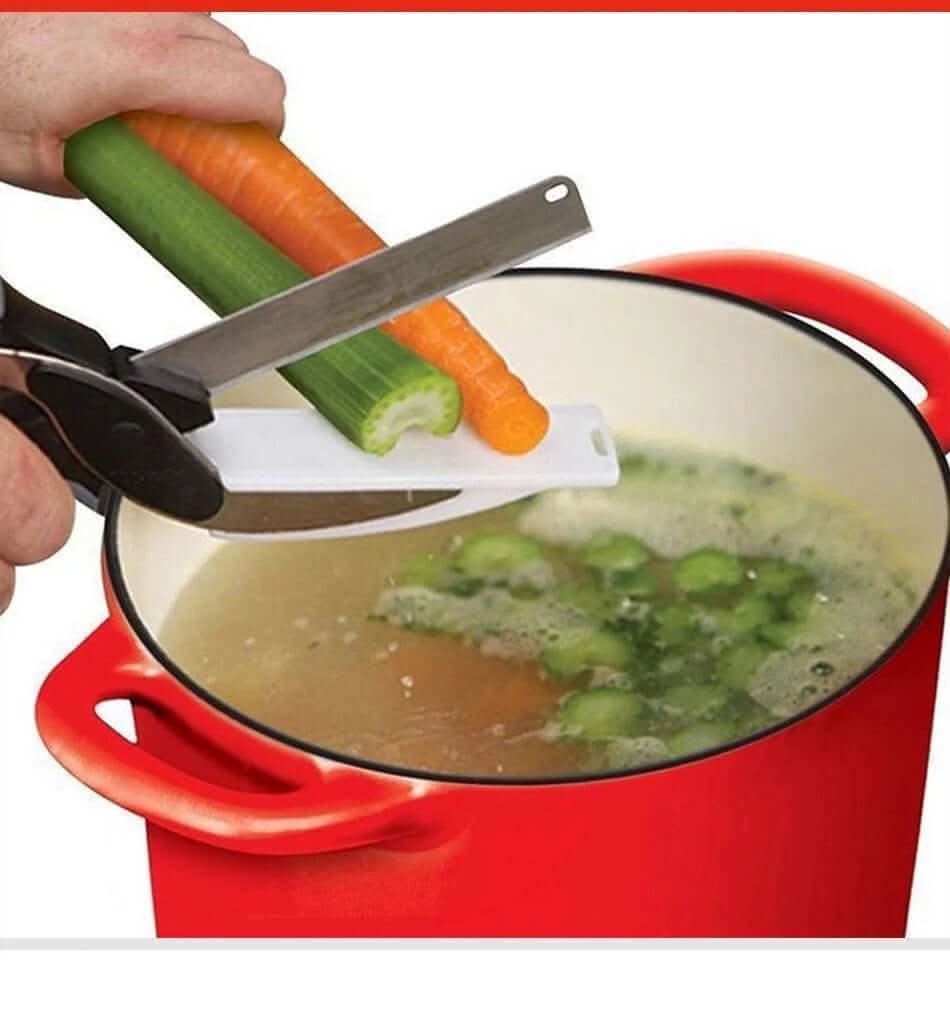 Fesara | Compact Kitchen Knife with Integrated Chopping Board - Fesara