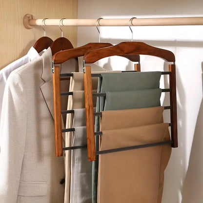Space Saving 5 Level Pants Hanger Closet Organizer - Fesara