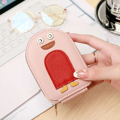Adorable Penguin PU Card Holder Wallet