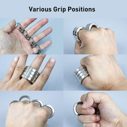 Portable 4 Ring Fidget Spinner Toy