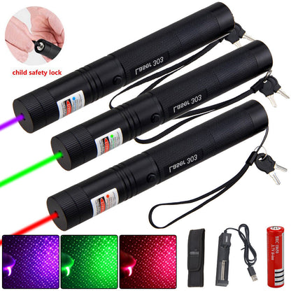 High Power Rechargeable USB Laser Pointer