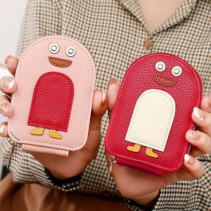 Adorable Penguin PU Card Holder Wallet