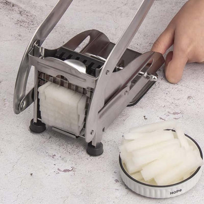 Easy Cut Stainless French Fry Slicer