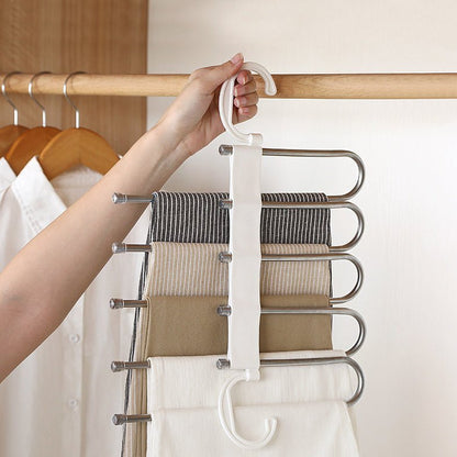 Compact 5-in-1 Multifunctional Storage Rack