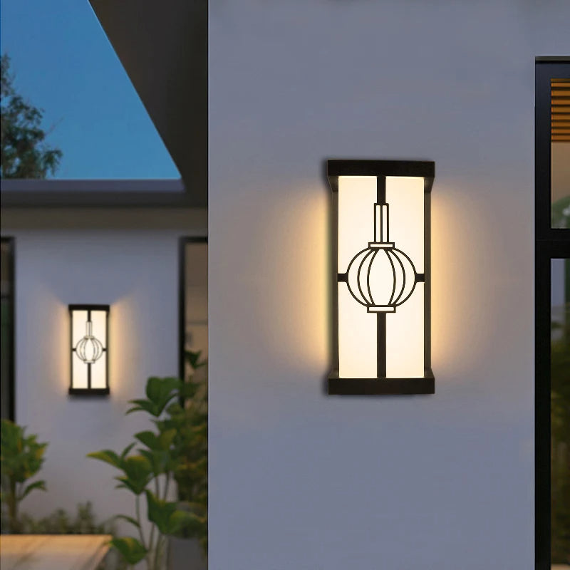 Bright Waterproof Outdoor LED Wall Light with Motion Sensor - Fesara