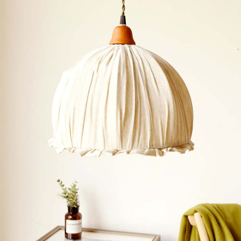 Chic Linen Hang Pendant Light