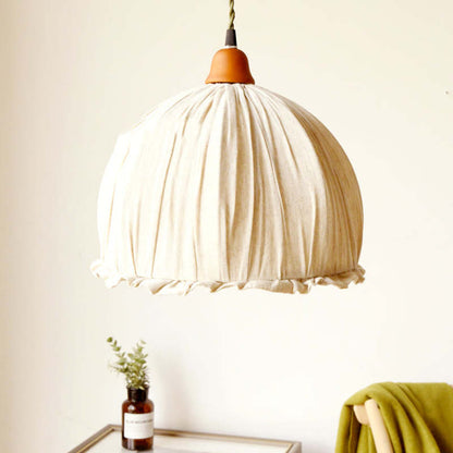Chic Linen Hang Pendant Light